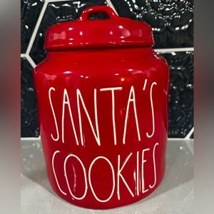 Rae Dunn Santas Cookies Canister